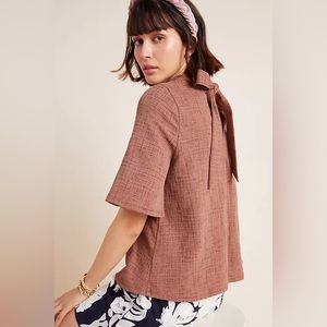 Anthropologie Bette tie-back top size XS